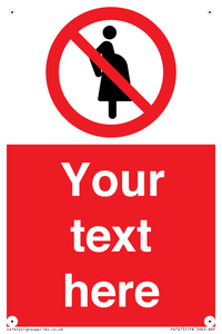 Custom prohibition not for pregnant women